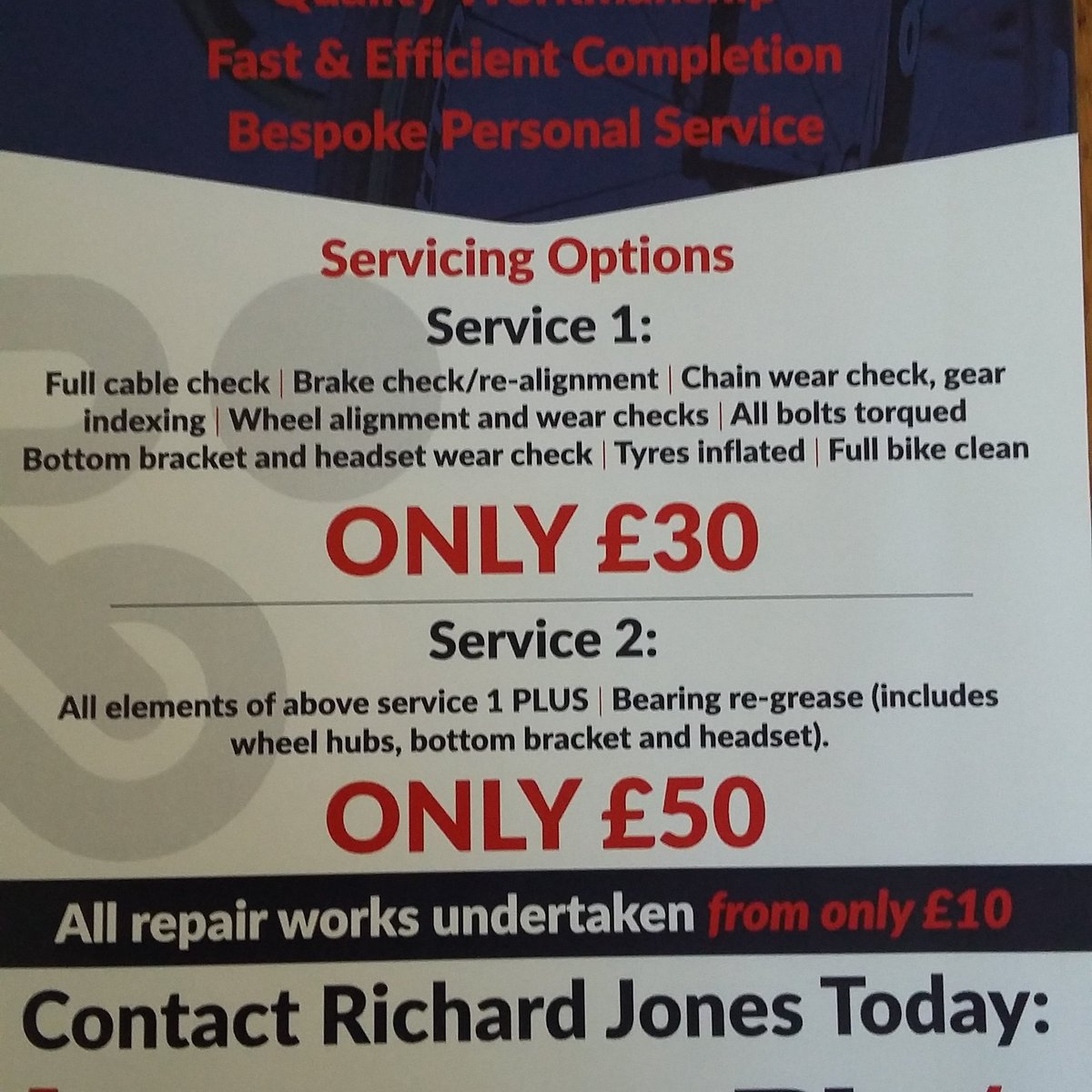 Anyone in the <a href="/wrexham/">Wrexham.com</a> area need their bike servicing? 
Give me a call! 
Make the most of the weather
Exercise in #lockdown 
#ChangeTheGame