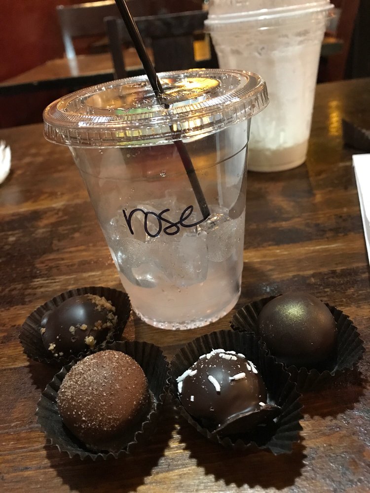 Carlyn D. (via @YelpSeattle) has a great idea here: keep it light and fresh with your drink so you can enjoy even more Chocolati Truffles.