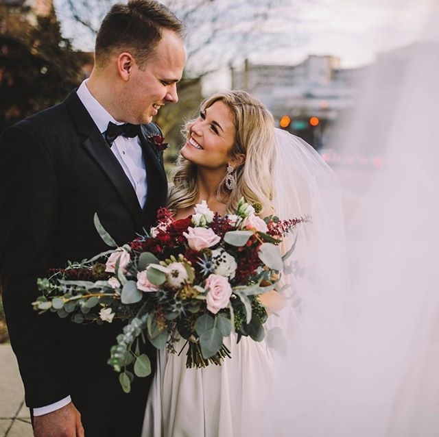 He's looking at her... and she's looking at him... and we're looking through our tears at them. Love is just so beautiful man 😭 (Repost from KT Lynn, Photography: The Remington Photography) #menguin #TheKyoto