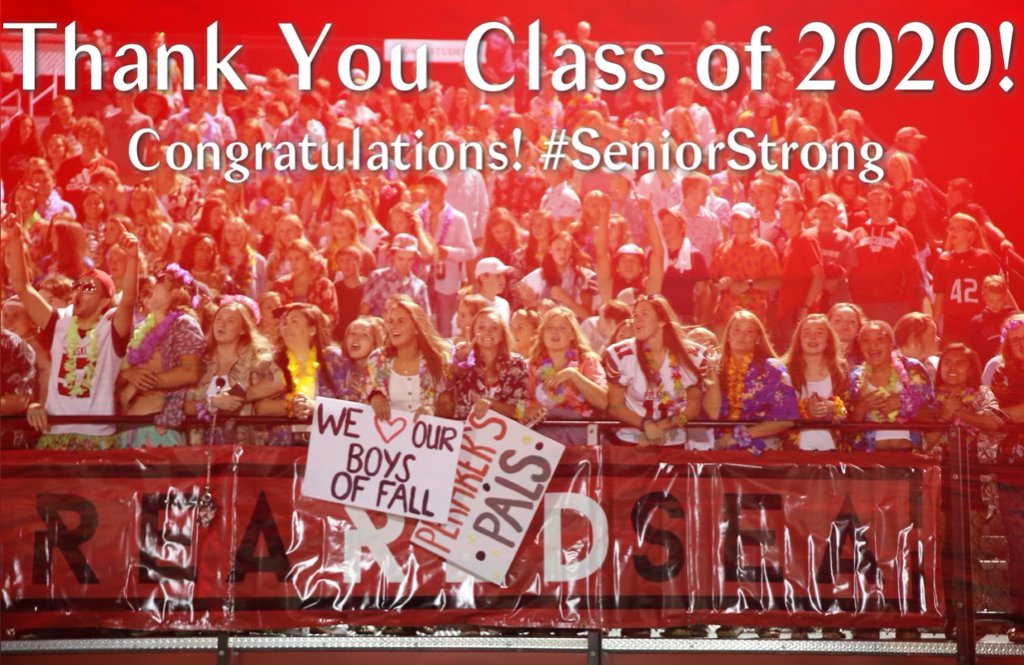 PulaskiRedSea's tweet photo. 🔴⚫️ Congratulations, Seniors! 🎉 Thank you for your accomplishments and contributions to the community of Pulaski these past 4 years! ⚫️🔴 #raiderstrong #seniorstrong https://t.co/ovSxiiOtNE