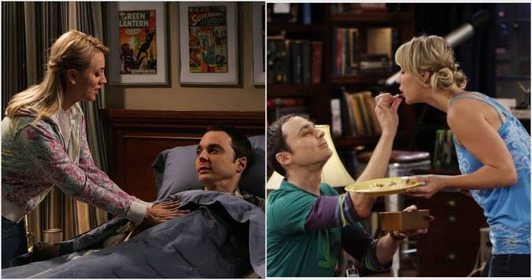 8. Sheldon and Penny, the big bang theory