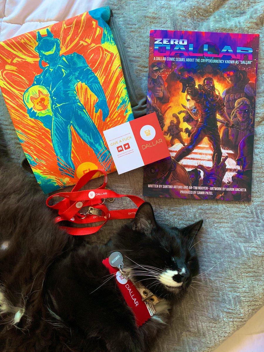 jen_huffa's tweet photo. your fellow meme supporter in LA got their GDC swag bag ✨ @MichaelAllar your spirit animal is also showing his support https://t.co/v1DmsxepMg