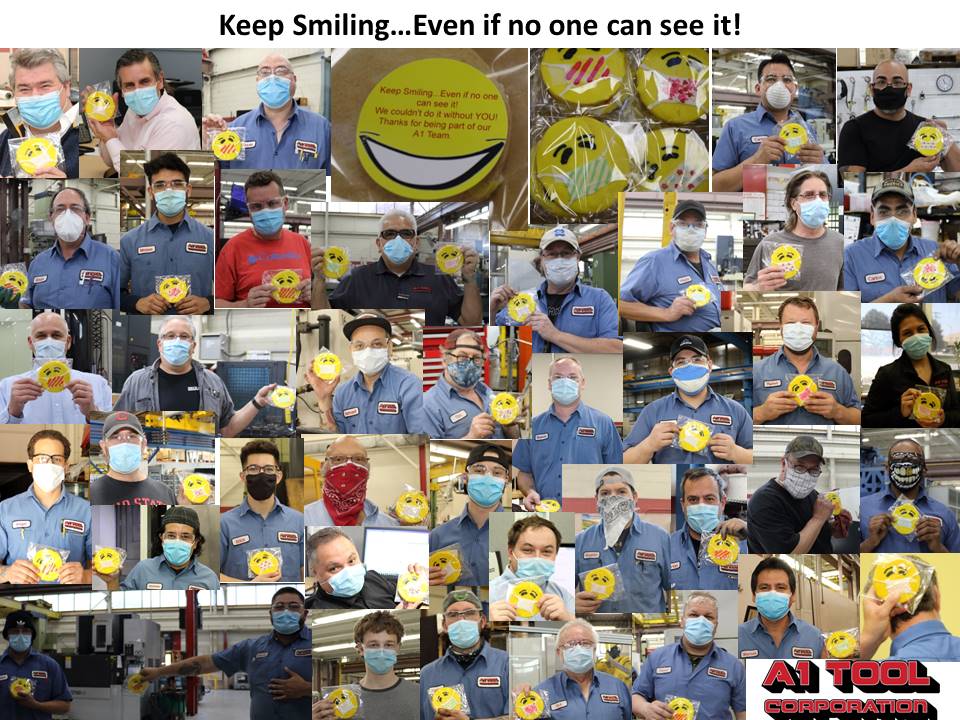 a1toolcorp's tweet photo. At @a1toolcorp we believe a smile is a symbol of hope and strength.  Smile even if no one can see it. https://t.co/pRF9KTRnxg