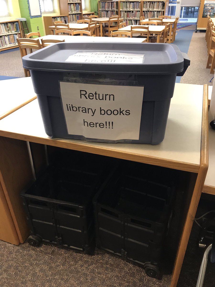 Rebecca Schneeberger (@schneeluckylib) on Twitter photo Thank you GHES students and parents for returning your library books! 660 books checked in~only 446 to go. We can do this...return bin outside the office doors!!! <a href="/PrincipalCEJ/">Dr. Courtney Jones</a> #GHESproud #ccpslibraries Thank you GHES students and parents for returning your library books! 660 books checked in~only 446 to go. We can do this...return bin outside the office doors!!! <a href="/PrincipalCEJ/">Dr. Courtney Jones</a> #GHESproud #ccpslibraries