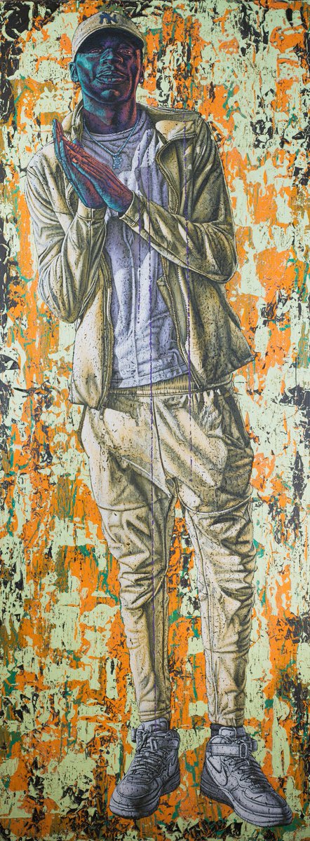 aaconteh's tweet photo. "Dee" (2020)

Acrylic and Urethane Plastic on Canvas 

96" x 35.75" x 3"

https://t.co/EZwVbLBW9Q

#alfredconteh #twofronts #painting #acrylic #portraiture #negritude #gentrification #contemporaryart #realism #atlanta #africanamericanartists #erosion  #africanamericanart https://t.co/m1n34qLy8H
