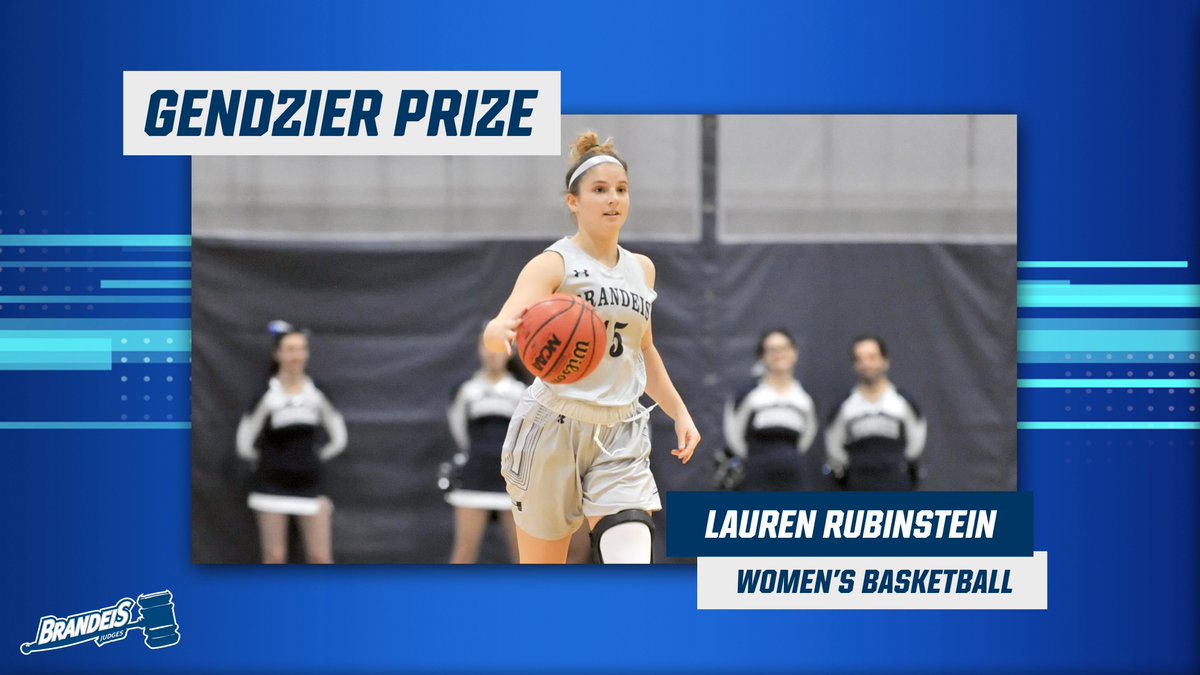 BrandeisJudges's tweet image. Continuing our review of the 2020 Michael Coven Departmental Awards, the Steven Gendzier Prize for overcoming hardship with adversity went to Lauren Rubinstein of @BrandeisWBB! boxcast.tv/highlights/cov… #RollDeis