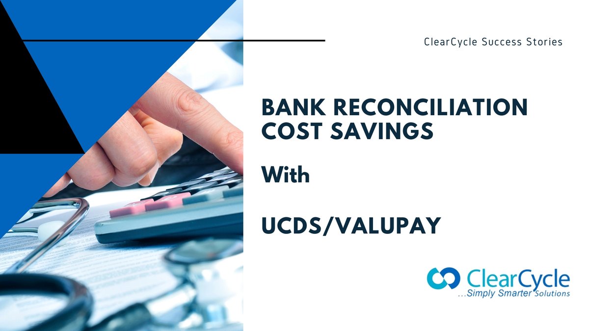 ClearcycleC's tweet photo. Our bank reconciliation processes were able to save our client's 25% of bank fee costs.
Read the case study: https://t.co/QddDTijJe5
#financeprofessionals #cfos #reconciliation #healthcareindustry #ClearCycle #casestudy https://t.co/q8PMM709wg