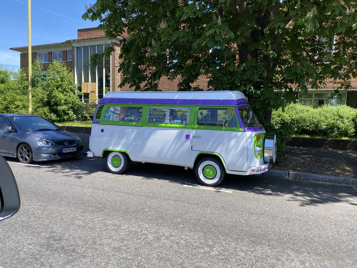 Anyone know who owns this awesome camper van?