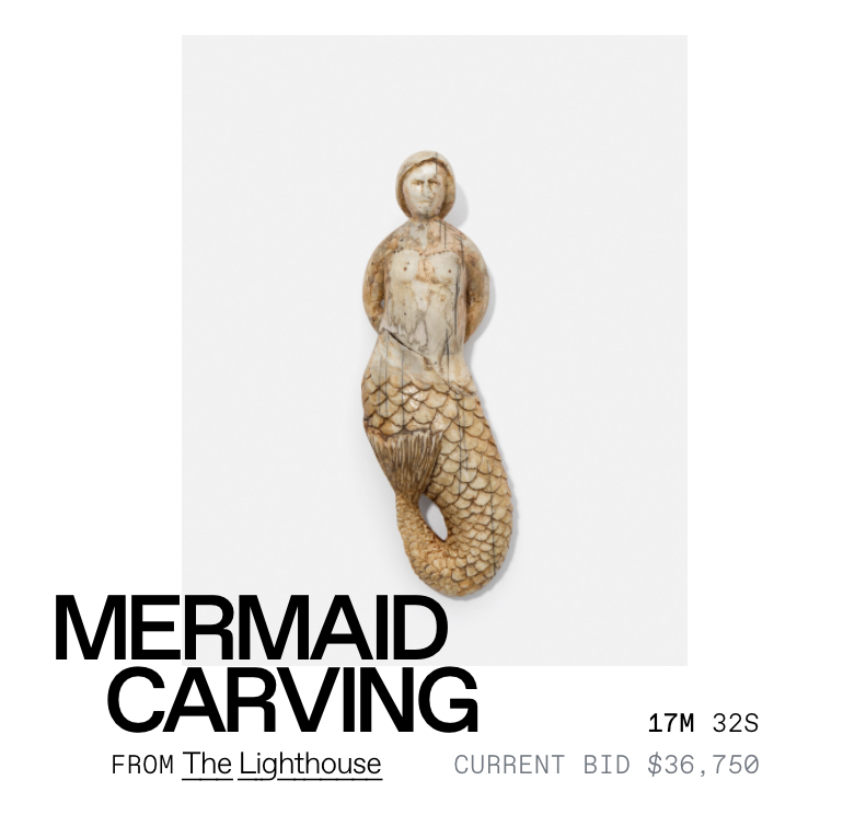 Oh to be a 6" mermaid doll at the center of a bidding war #A24Auctions