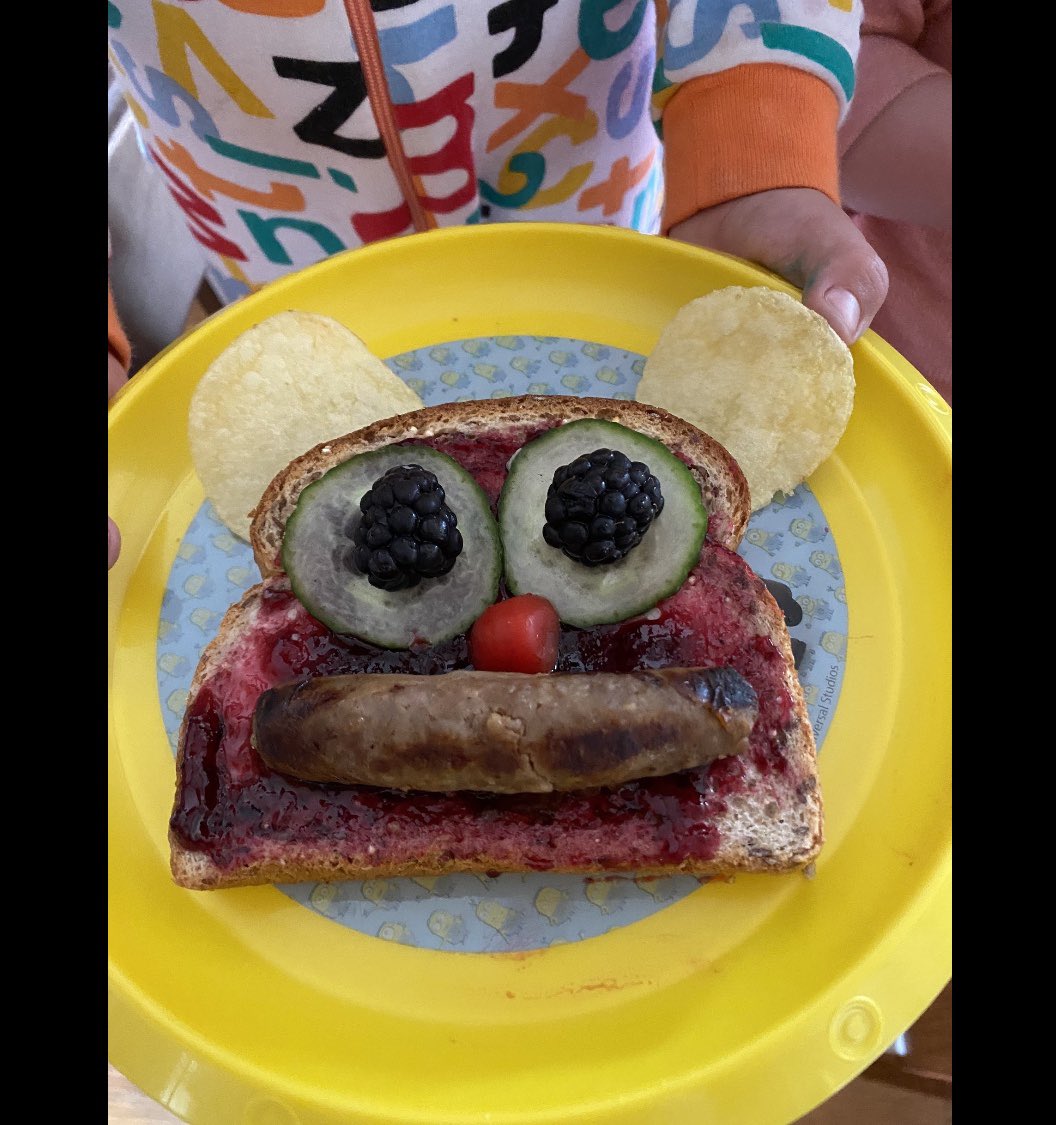 curiouskinders's tweet photo. What kind of teachers tell kids to play with their food? We do! Our Master Chefs created ‘Foods with Moods’ after reading, How Are You Peeling? We did a check in with our own feelings and then got creative in the kitchen. It’s so fun watching these come in! #fcsinspired #wearecbe https://t.co/xJaYgWKbkw