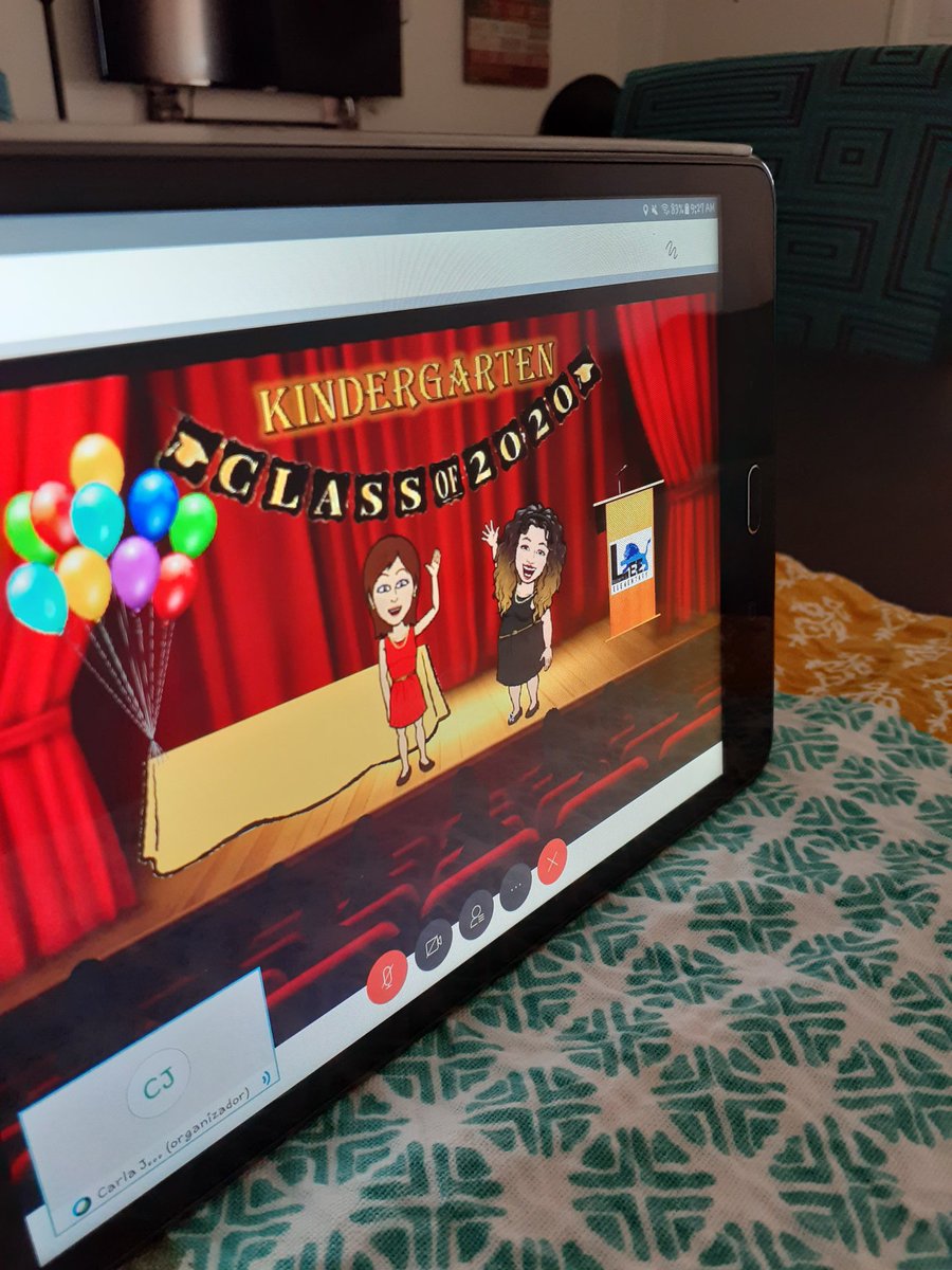 sarach3013's tweet photo. Eli's virtual awards ceremony 
#GoLeeLions #readyfor1stgrade
@carlamjaquez @EPISDLeeLions @ELPASO_ISD https://t.co/Hd2tpnV9QY