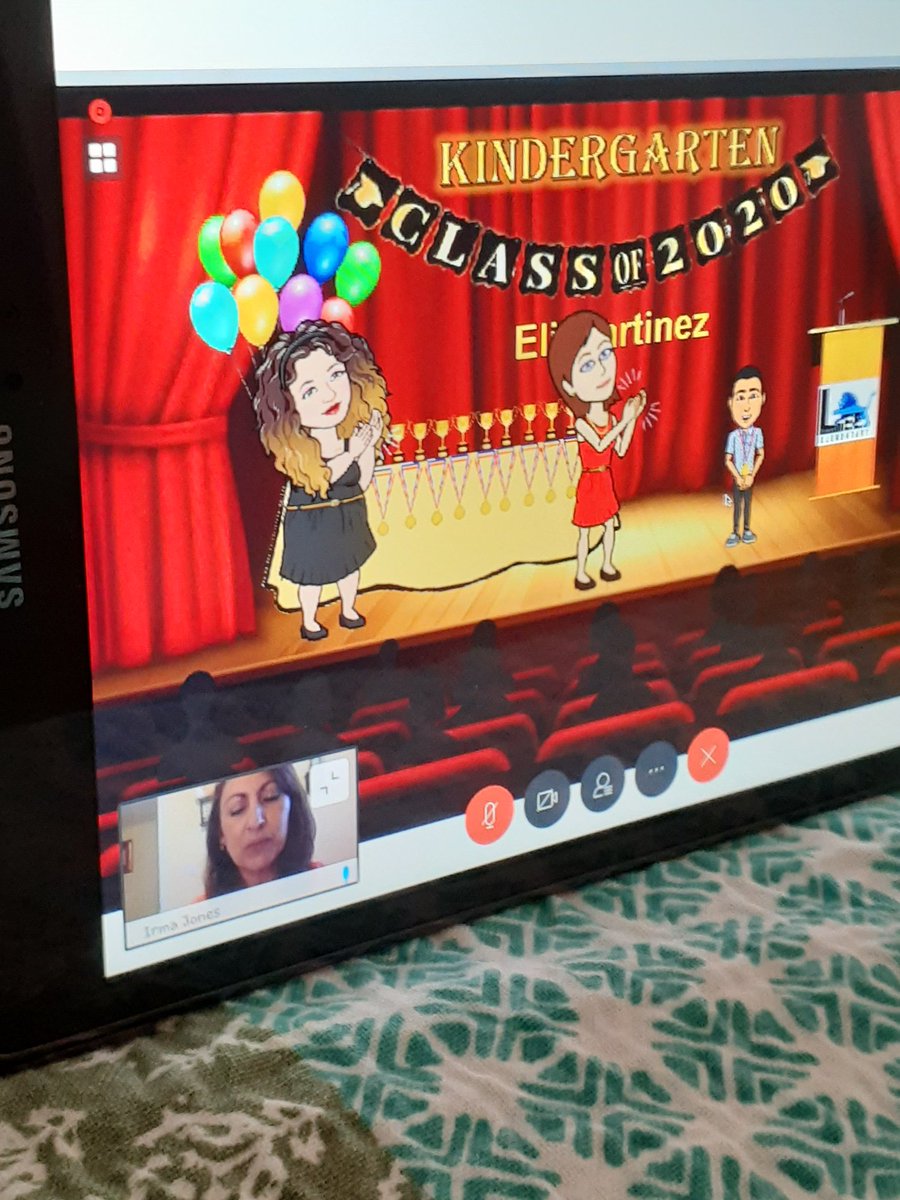 sarach3013's tweet photo. Eli's virtual awards ceremony 
#GoLeeLions #readyfor1stgrade
@carlamjaquez @EPISDLeeLions @ELPASO_ISD https://t.co/Hd2tpnV9QY