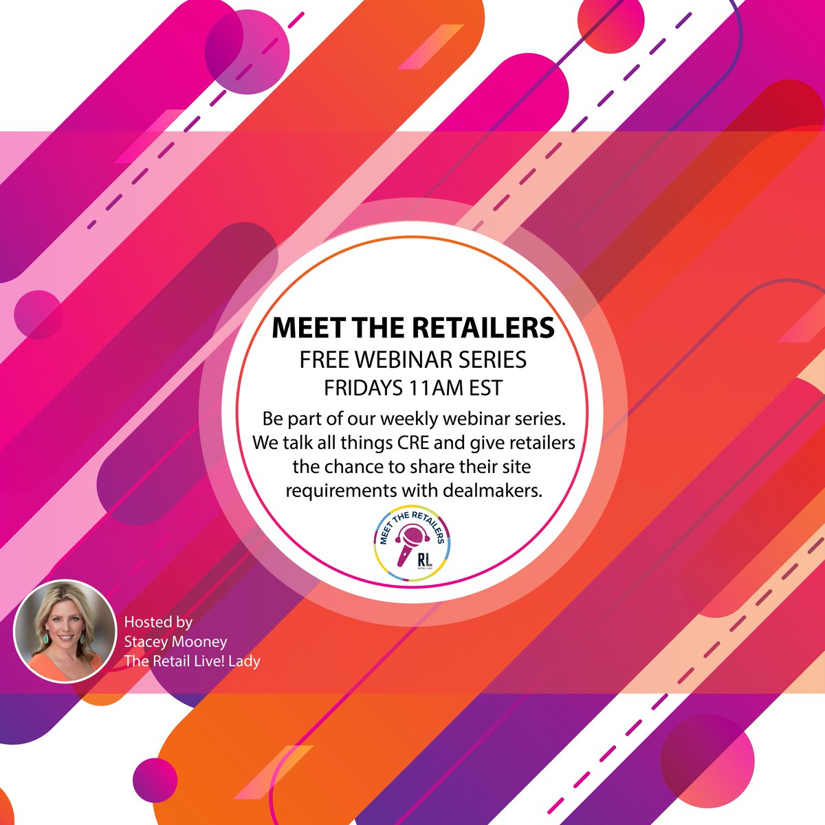 Are you a #Retailer who wants to appear on a future episode of #meettheretailers?
We want to hear from you. Email Stacey@retaillive.com to learn more!

#cre #retaillive #retailrealestate