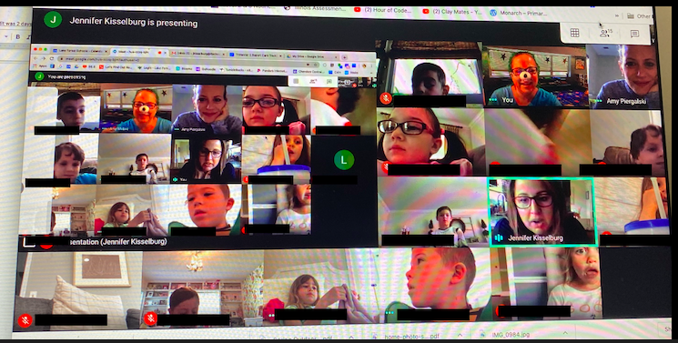 I had so much fun visiting <a href="/KisselburgJ67/">Jenny Kisselburg</a> class today! I sure have missed those faces! #findingjoy67 #cherokeeinspires #LibrariesFromHome @APiergalski67 <a href="/ReneeFitzEdu/">Renée Fitzsimmons</a>