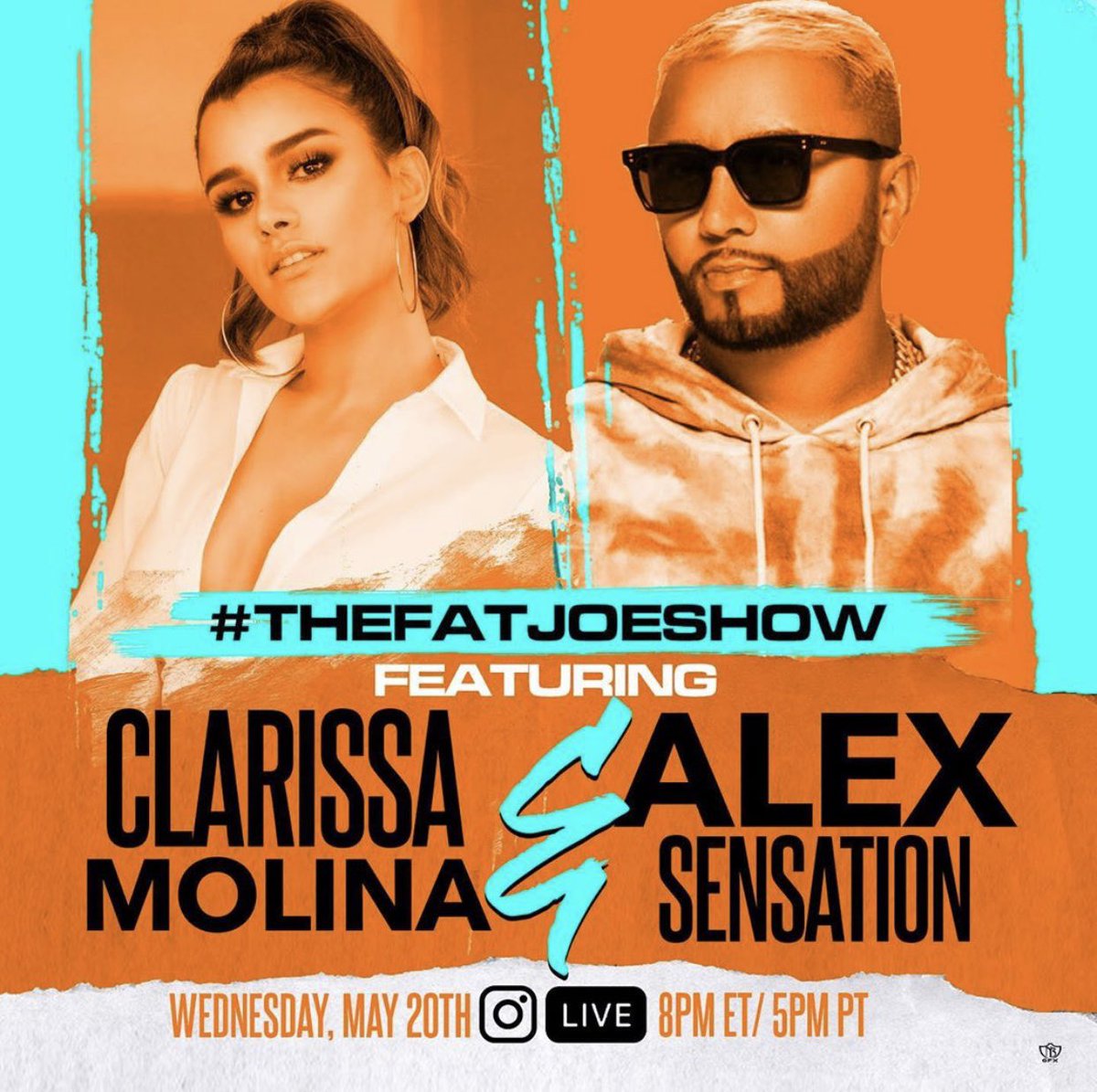 fatjoe's tweet photo. Tonight! Latin Vibes tonight on the #FatJoeShow π₯ ft. @AlexSensation and @ClaryMolinaRD https://t.co/xI7kgnUL8Y