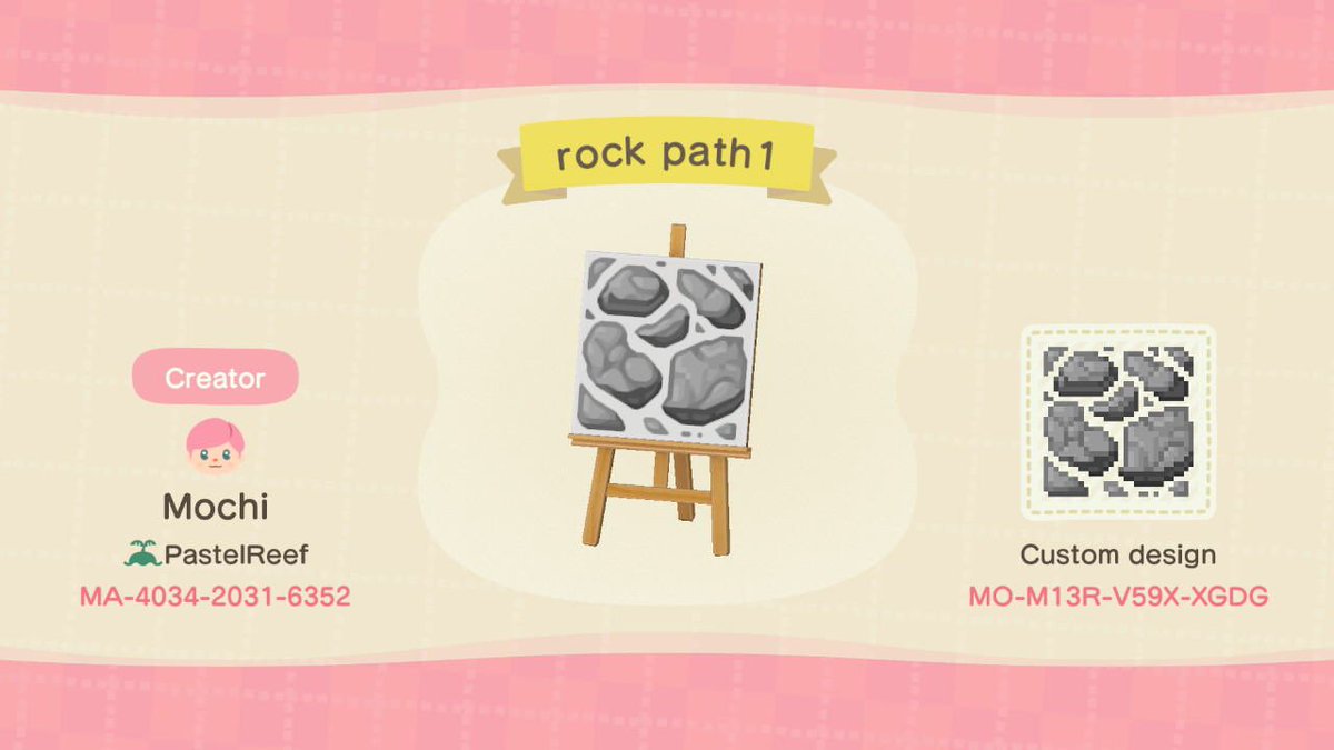 ac_customdesign's tweet photo. →Rock Path
→What do you think of this design?
#animalcrossing #acnhdesigns #nintendoswitch #acnh #diy #animalcrossingnewhorizons #customdesigns #acnhcustomdesigns
#AnimalCrossingDesigns #acnhpaths #acnhpattern #paths #art #customart #custompaths https://t.co/GORiZhsq0p