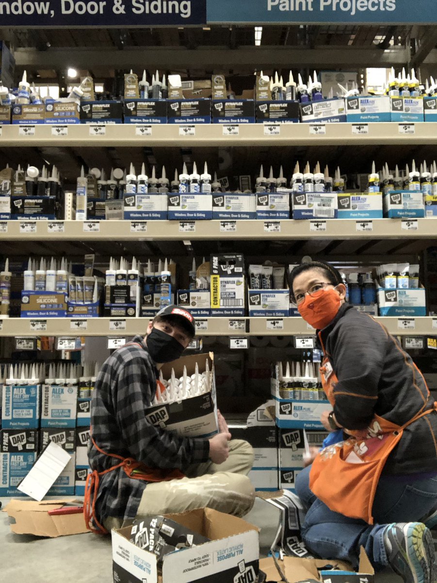 gfullenlove's tweet photo. Our project again done ✅. 
If you want the rainbow 🌈 you gotta put up with rain ☔️ hard work pays off $$$  #homedepot #teamwork @HillardBob @3872_MASM @HomeDepot @HomeDepotCareer https://t.co/mkYccmCU2s