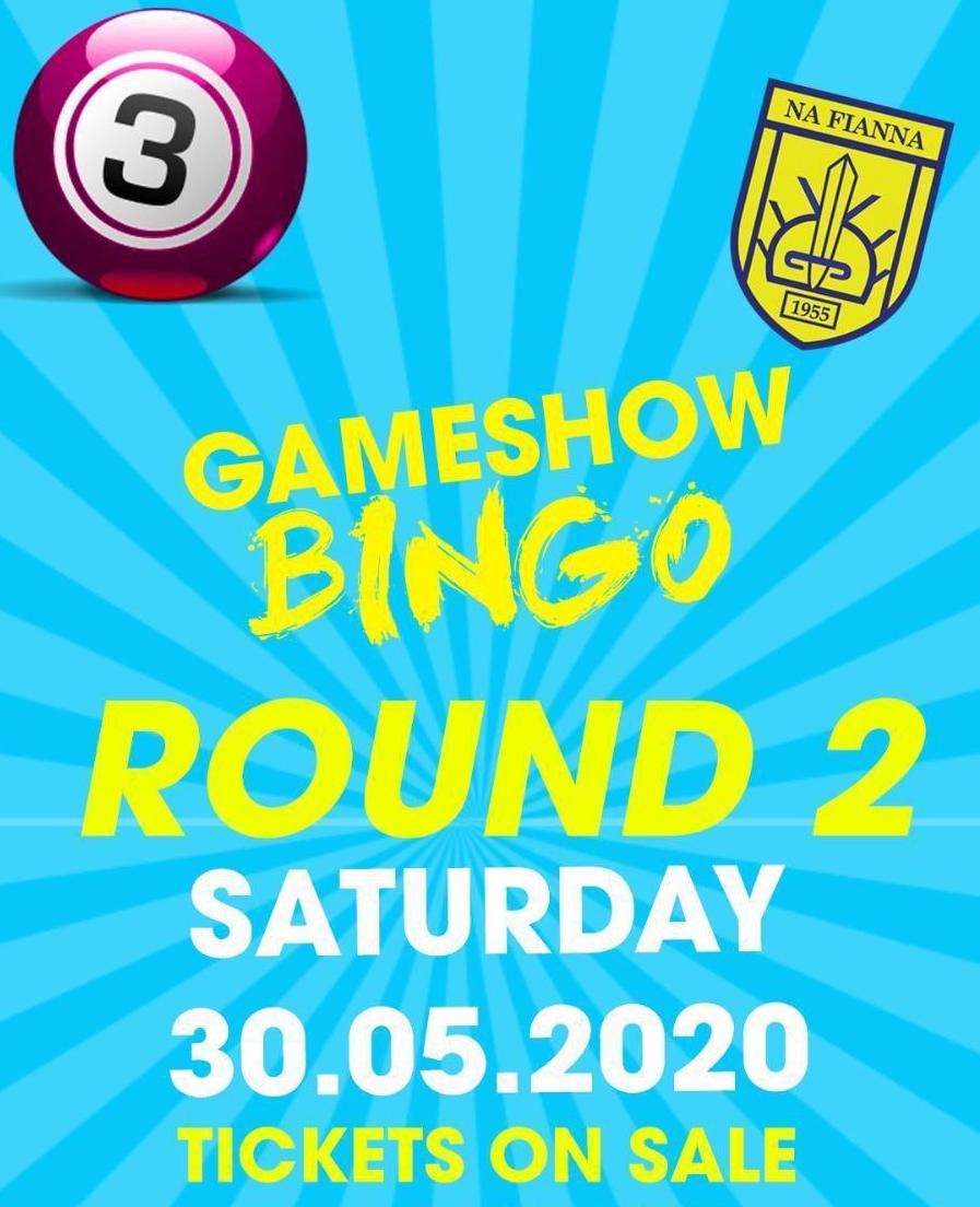 More challenges, more prizes, more craic! Na Fianna #GameshowBingo is BACK on May 30th. Bingo cards now on sale @ clgnafianna.clubifyapp.com/products.

8pm throw in, presented once more by the fabulous <a href="/johnsharpson/">John Sharpson</a>.See. you. there....

#HeartoftheCommunity #CroíanPhobail #TogetherApart