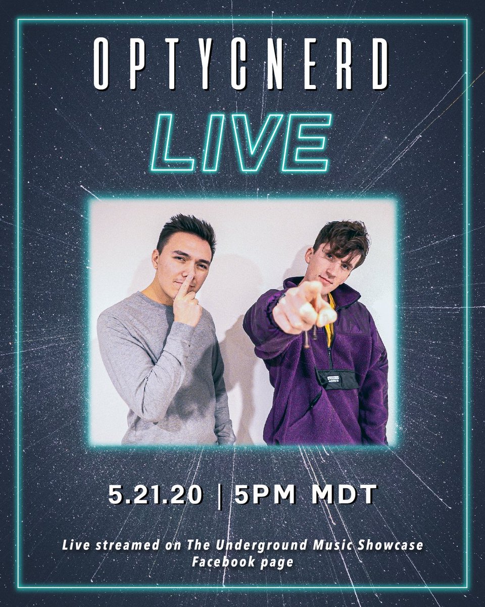 Duuuuuude we are so pumped to perform tomorrow! We will be live streaming a full-length set on the <a href="/TheUMS/">Underground Music Showcase</a> Facebook page for their #streamswithgrit series. Thursday, 5/21, 5PM MDT. Tune in and jam out 🎶

facebook.com/undergroundmus…