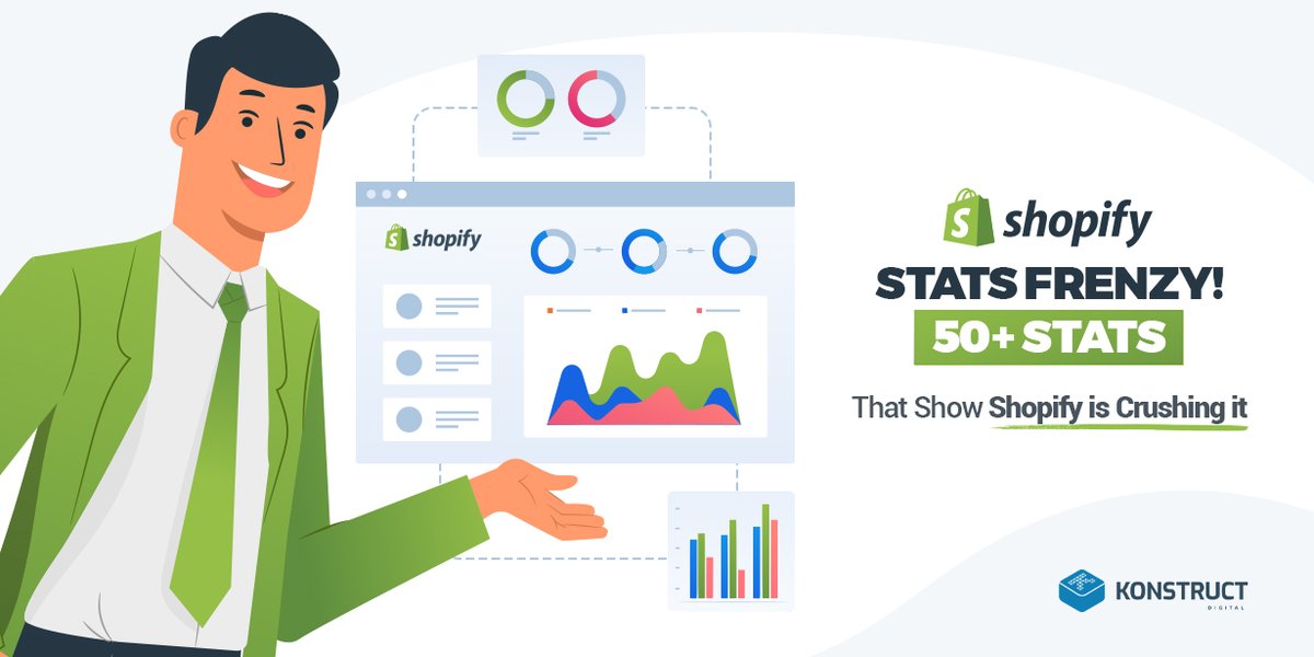 KonstructDigi's tweet image. As a #ShopifyPartner, 🤝 Konstruct has years of experience working with #Shopify stores. 

We thought it would be worthwhile to round up some interesting Shopify facts and key statistics. 🙌

Read our latest blog post! konstructdigital.com/marketing-stra…

#KonstructDigital #GrowYourBusiness