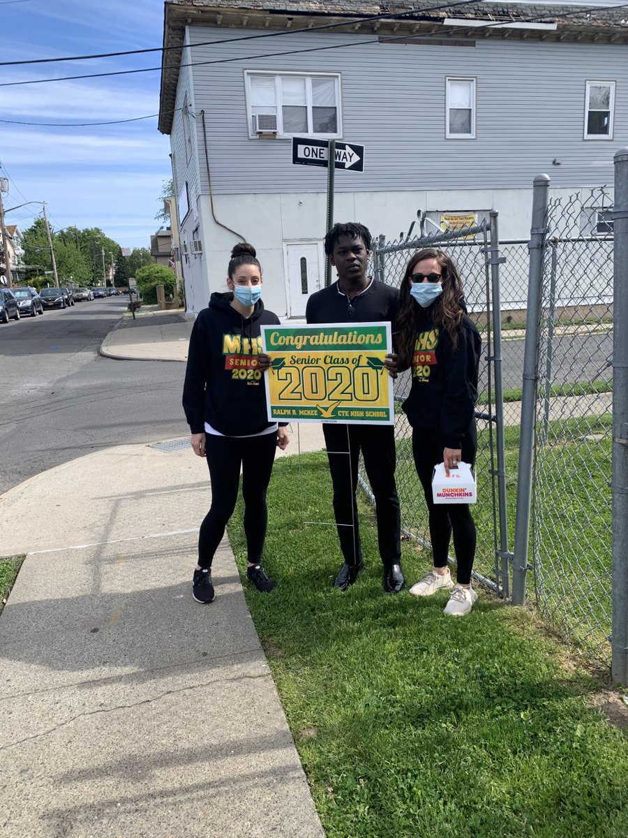 Today, on Wednesday, May 20, over 40 McKee High School staff members delivered lawn signs to the seniors of the Class of 2020. Check it out tinyurl.com/y8xxj56q