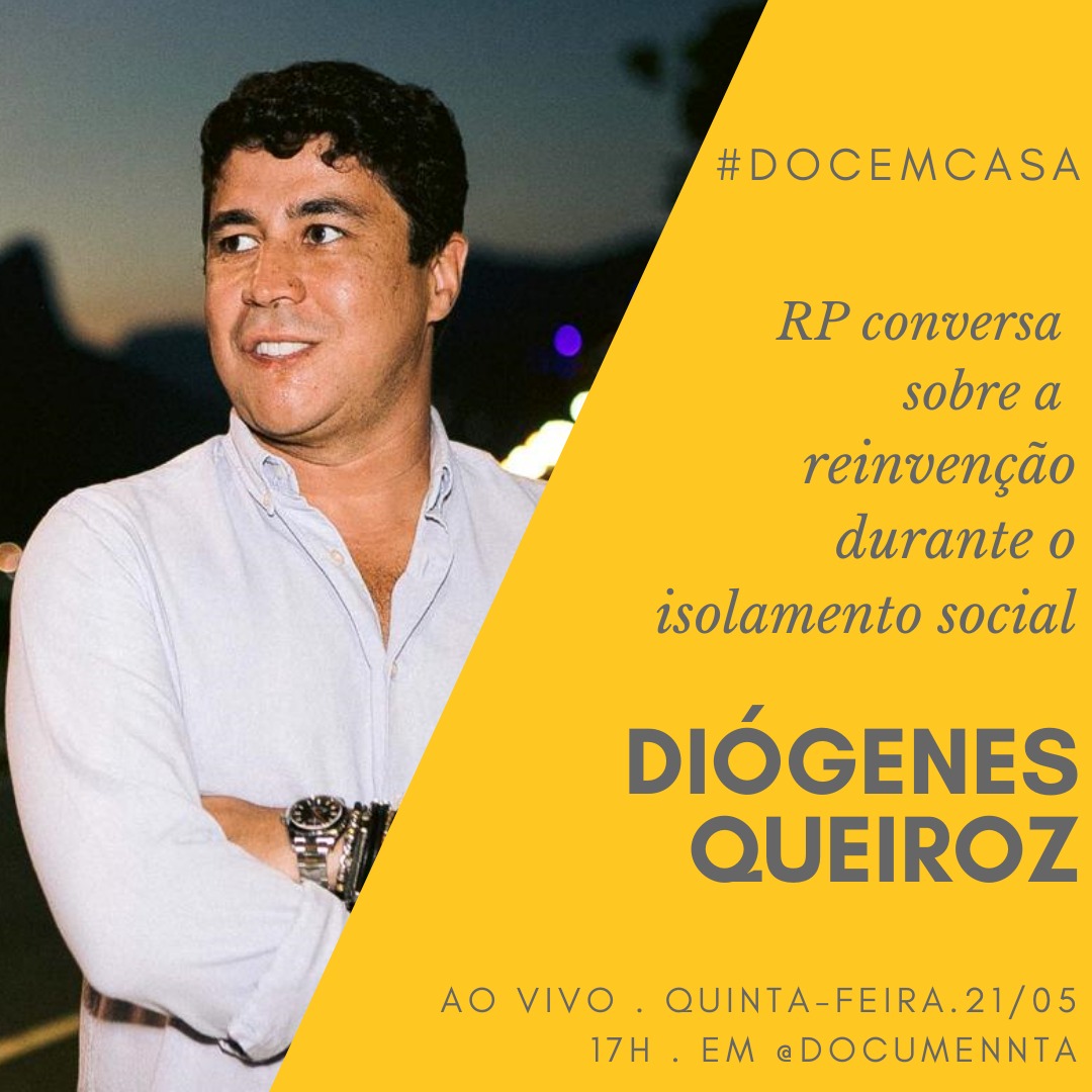 documennta's tweet photo. Vamos receber amanhã, às 17h, o RP @diogenesbjay para conversar sobre o processo de reinvenção durante o isolamento social.  Vamos nos divertir juntos? Esperamos por vocês!

#docemcasa #stayhome #ficaemcasa https://t.co/SZKD0Ni9PC