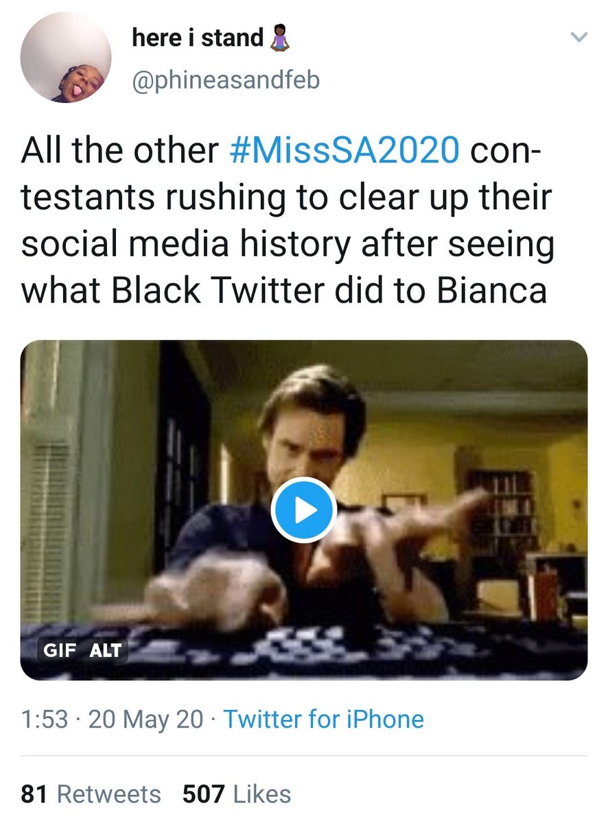 Some did try to justify Bianca's tweets as old tweets, others brought up Lola's old tweets as well and many joked about the situation.