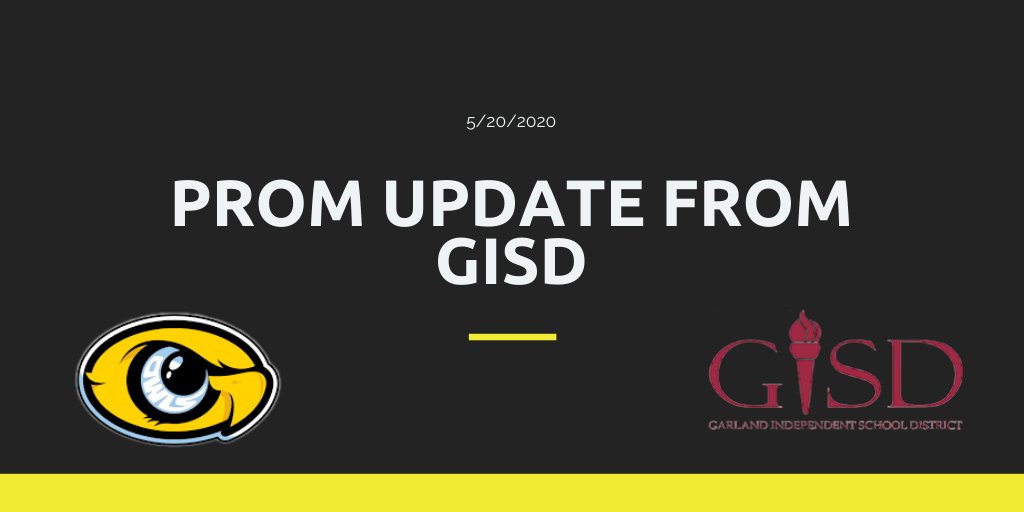 GHS_Owls's tweet photo. Please refer to this letter from Mrs. Hines and GISD regarding Prom.  @2020owls
https://t.co/BDxpJMXwLD https://t.co/AcFR4wYm9b