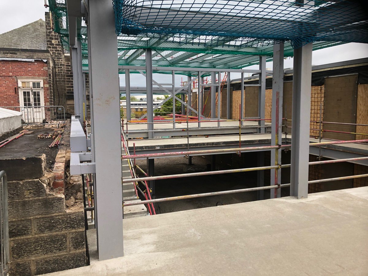 Classrooms starting to take shape on the second floor of our new building. So exciting to see the progress being made @SewellConstruc1 <a href="/bowmanrileyarch/">Bowman Riley</a>