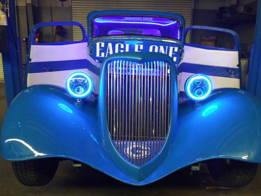 The Eagle has landed. I repeat the Eagle has laned. Only took 5 day and removal of 50 foot of wire but the old guys still have it. <a href="/GregWallghsauto/">Greg Wall</a> @CTEShrek <a href="/GeorgetownHS/">Georgetown HS</a> <a href="/DavinVogler/">Davin Vogler</a> <a href="/Mr_B_Johnson/">Brian Johnson</a> #EFND