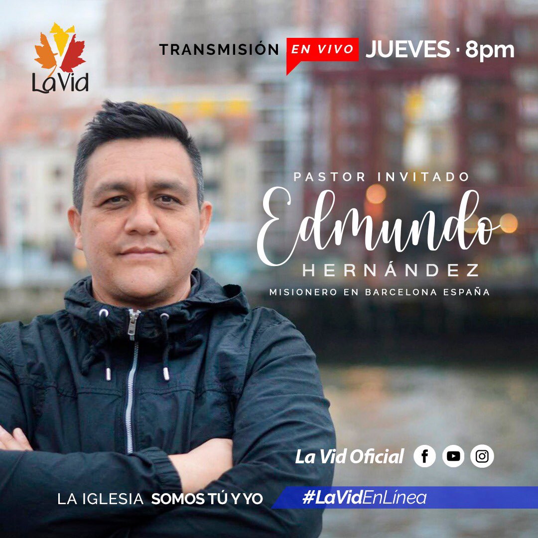 lavidoficial's tweet photo. Empiezan nuestras reuniones de fin de semana‼️ 

Conéctate el día de mañana a nuestra reunión a las 8:00 pm tenemos orador invitado 🇪🇸

#VidNuestraCasa #IglesiaEnLínea  #VidEnLínea https://t.co/DTykuGEnge