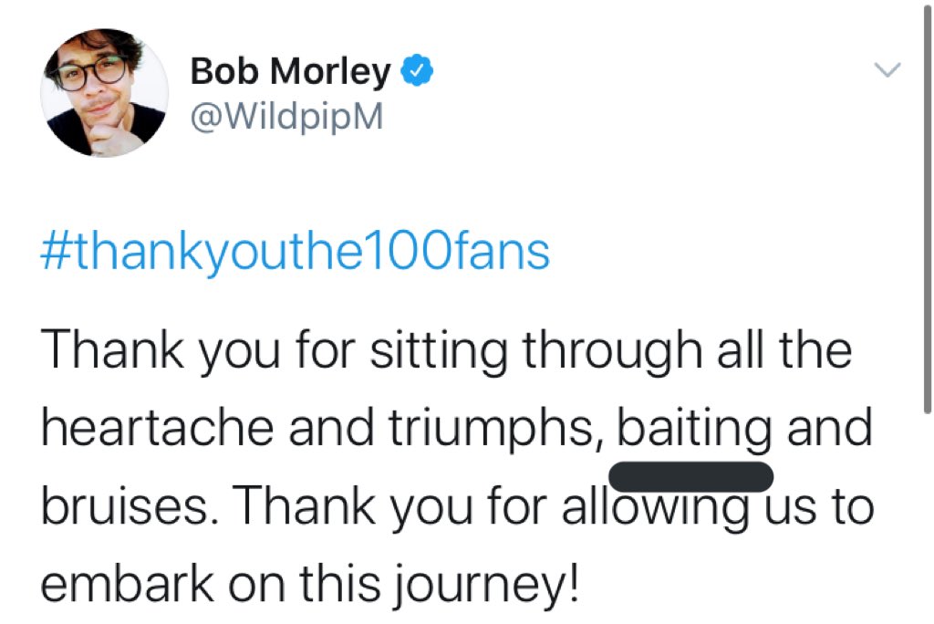 jeonvsope's tweet photo. a king who knows whats up! #ThankYouBobMorley https://t.co/qCSFS8A9Ce