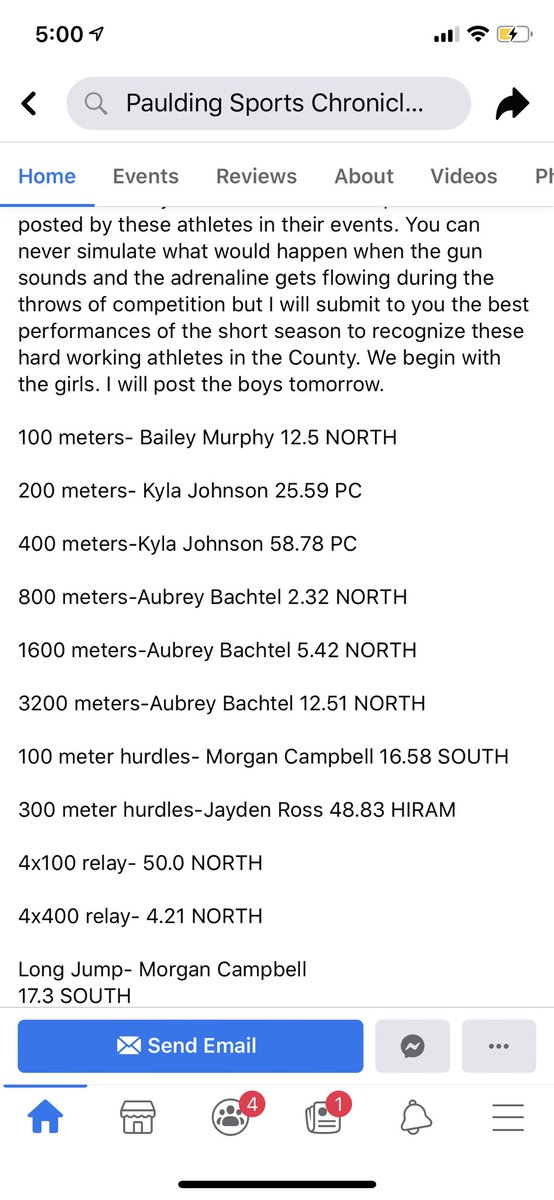 South Paulding Track & Field tweet media