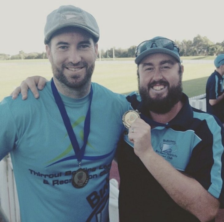 Mark Rollestone (left) has been involved with <a href="/butchercricket/">Northern Districts Cricket Club</a> for an extended period of time as President.
ND  are one of CI’s most successful club in terms of participant numbers.
A job well done and we thank Mark for his continuous service to cricket
<a href="/AusVols/">Australian Volunteers Program</a> 
#cricketillawarra