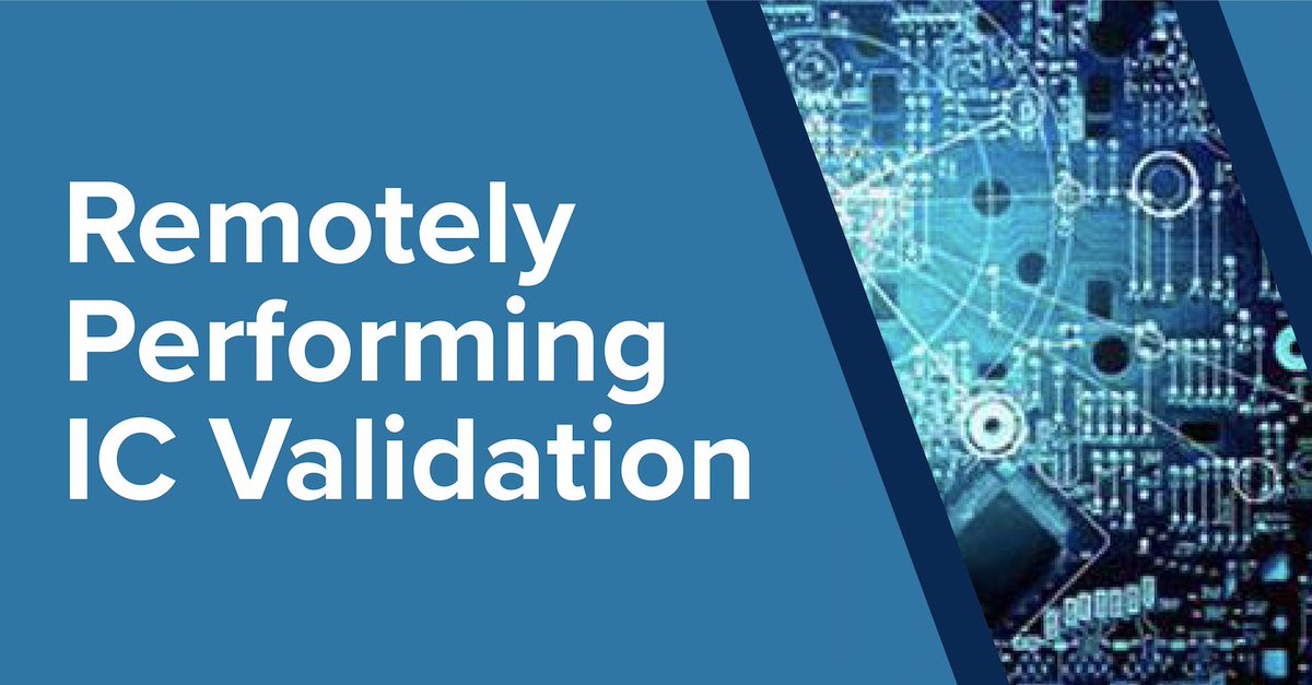IC Validation is a crucial step to make sure your chips are working as they should. See how remote testing can speed the process: hubs.ly/H0qJz0g0 #IC #ASIC