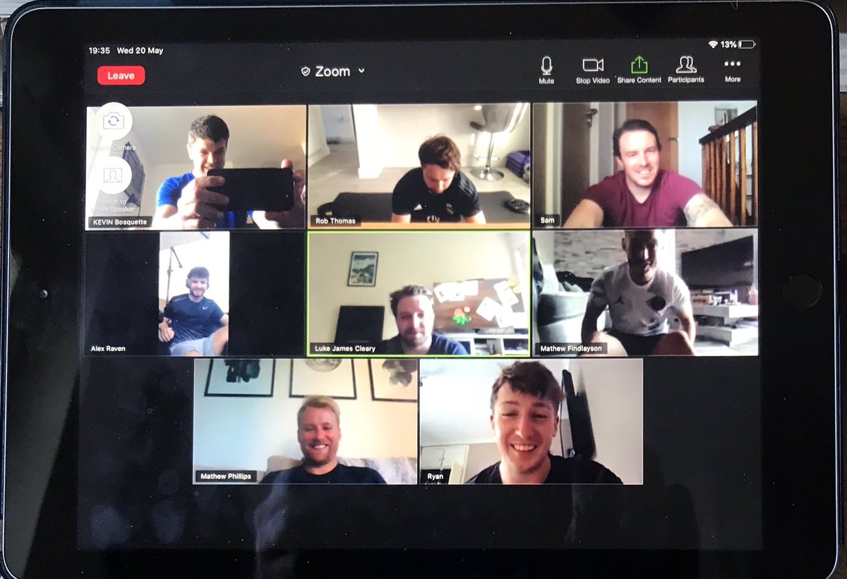 <a href="/CreigiauTown/">Creigiau Football Club</a> 1st yoga session for the boys! Thanks to those who participated and zoom host - <a href="/RobMacThomas/">Rob Thomas</a> 

#cfc #yoga #stayfit #upthetown