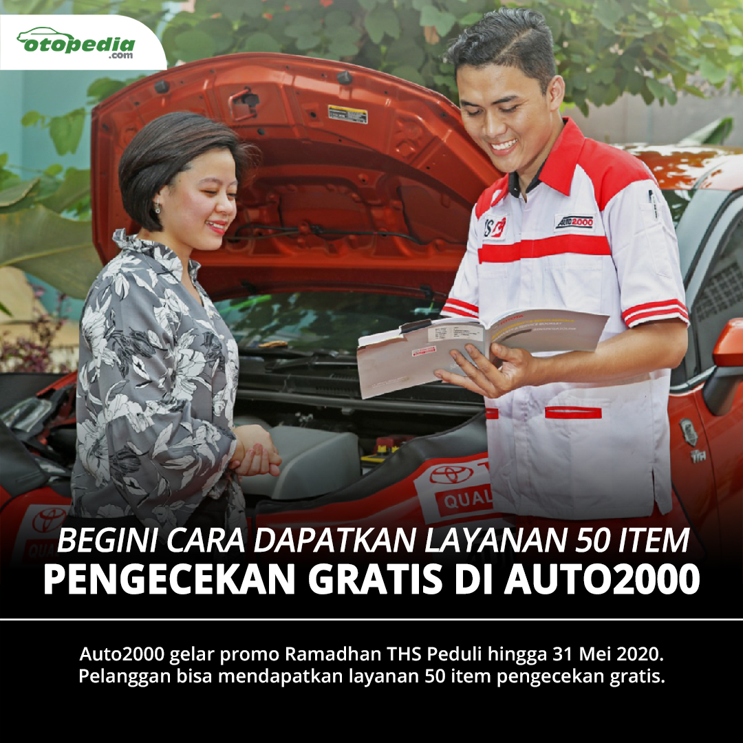 otopedia's tweet photo. Jaringan dealer resmi mobil @ToyotaID, @Auto2000ID menggelar program Ramadhan THS Peduli berupa pelayanan check-up gratis 50 item pengecekan pada kendaraan.

Bagaimana caranya? Baca selengkapnya → https://t.co/jAQKEIKPdl

#Auto2000 #RamadhanTHSPeduli #ToyotaIndonesia #Toyota https://t.co/FWVWfZn8aS
