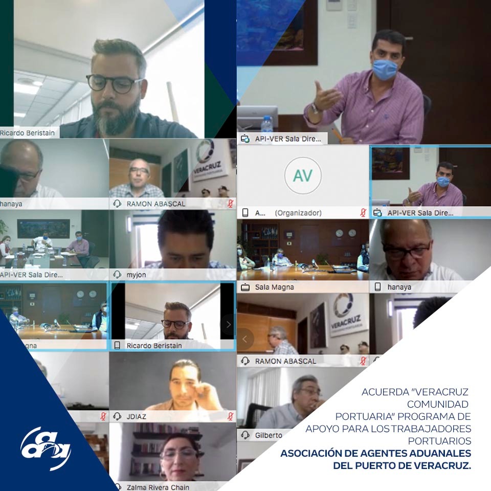 Atendimos reunión mensual de la <a href="/VeracruzCP/">Veracruz Comunidad Portuaria</a>, donde en representación de nuestro presidente contamos con la participación activa de la Lic. Zalma Rivera Chaín y el Lic. Jorge A. Díaz Arce <a href="/jadiazarce/">Jorge A. Diaz Arce</a> , respectivos Directores Jurídico y Administrativo de la #AAAVER