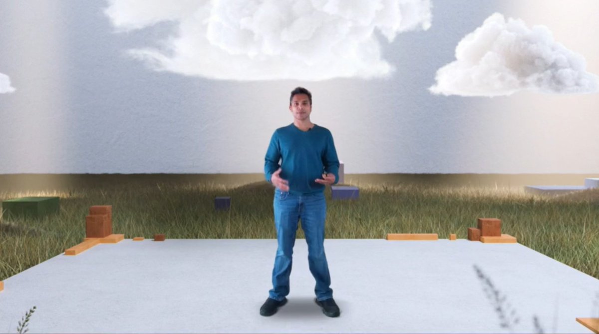 SalmanMKC's tweet image. challenge: get a custom background on Teams like this #MSBuild I need to do all talks like this!!! 🌤 #MSBuild2020