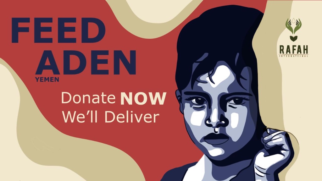 Feed the city of Aden, Yemen: Rafah Foundation is running a kitchen which provides hot meals to hundreds of people daily. Food is delivered directly to those in need.

One meal costs less than a pound or a dollar: £0.70 or $0.85

Donate now:
justgiving.com/campaign/FeedA…
