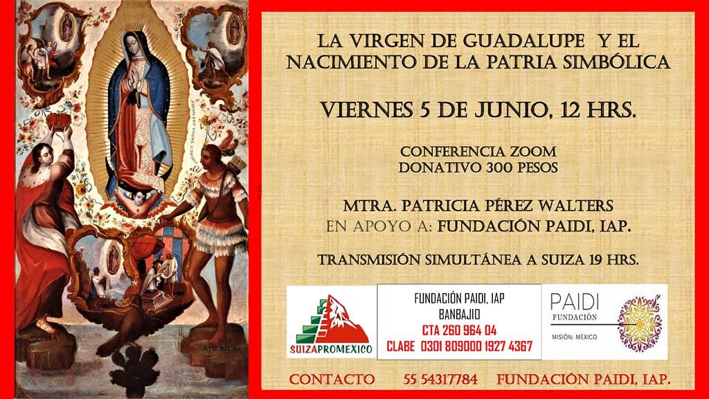 Paidi_org's tweet photo. INVITACIÓN
Conferencia a beneficio de Fundación PAIDI, I.A.P.

#México #Catolicos #Guadalupe #Historia #Simbolismo https://t.co/Y6DQ06GaQu