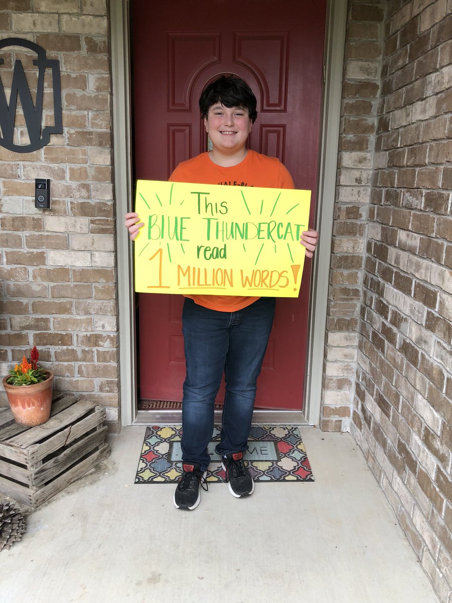He didn’t just read 1 million words, he read over 4 MILLION WORDS!!🤩 So proud of all his hard work and having read the most words at NMS!#NMSChampions