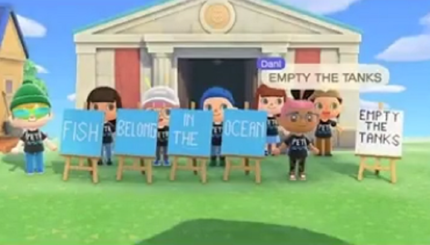 GoNintendoTweet's tweet photo. PETA heads to Animal Crossing: New Horizons to protest Blathers and his museum https://t.co/kGWnG0WPiV https://t.co/tDRH2ocXli
