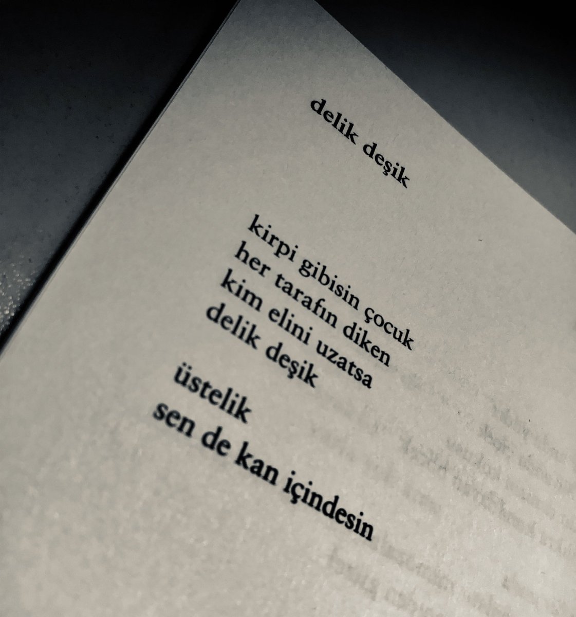 l_hatr's tweet photo. Delik Deşik - Attila İlhan https://t.co/YOO8C2QBBU