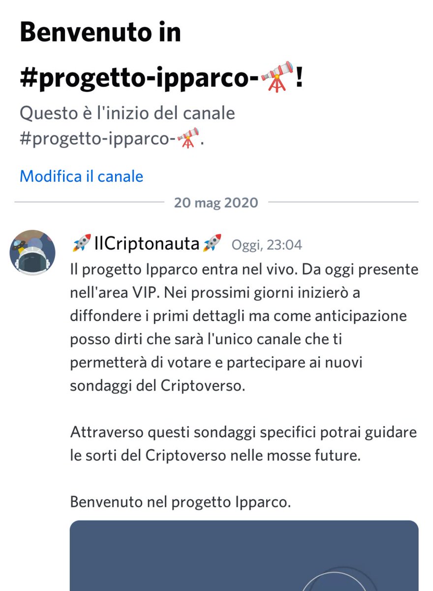 ilCriptonauta's tweet image. Da domani per i #vipintrip del Criptoverso…

#progettoipparco #criptoverso #votazioni #discord