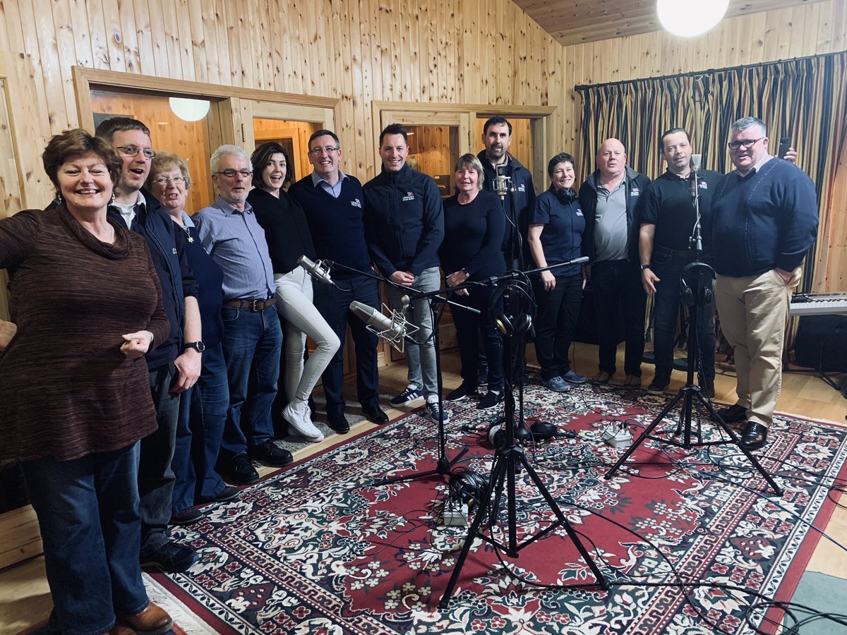 The Kilrush <a href="/RNLI/">RNLI</a> choir are taking bookings for future gigs... talk to our agents @MartyM_RTE, @boshea5 and <a href="/gemma_sugrue/">Gemma Sugrue</a> #MartyandBernard #Proudofourcrew