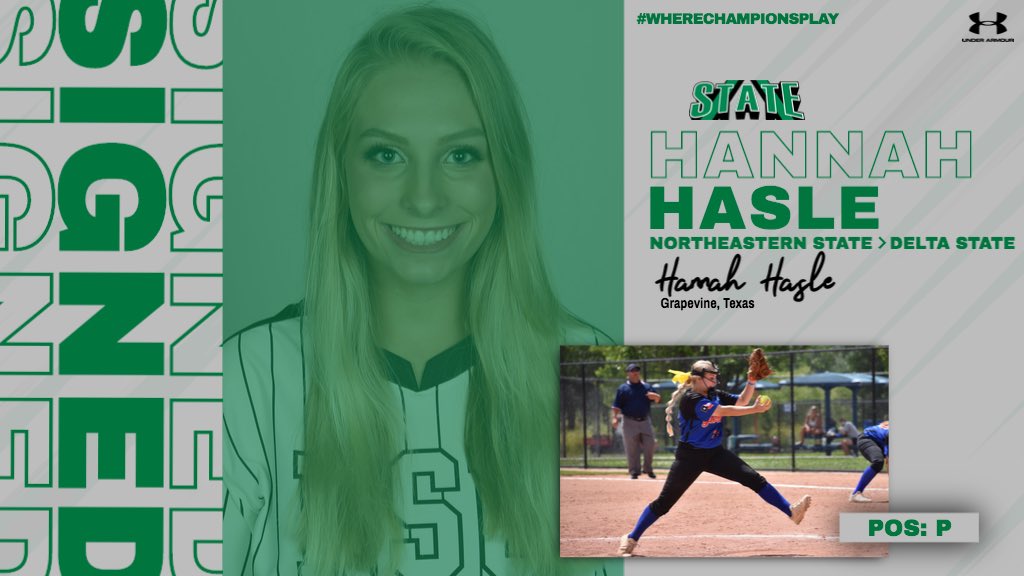 DeltaStateSB's tweet photo. 🥎 SIGNEE 🥎

Welcome to the #DSUFamily, Hannah!

#WhereChampionsPlay https://t.co/TnjQaqtgJf