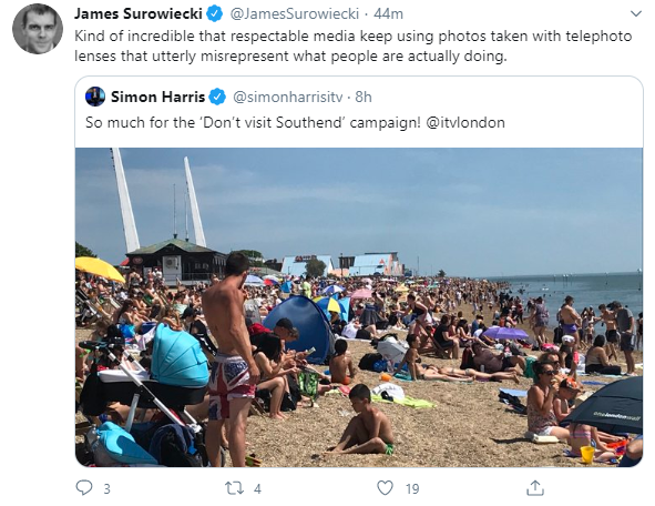 Why is it that all white male pundits of a certain age feel irresistibly compelled to produce contrarian takes dumping cold water on people expressing alarm over covid news(It's not a telephoto lens, by the way) https://twitter.com/LBC/status/1263111022249992200