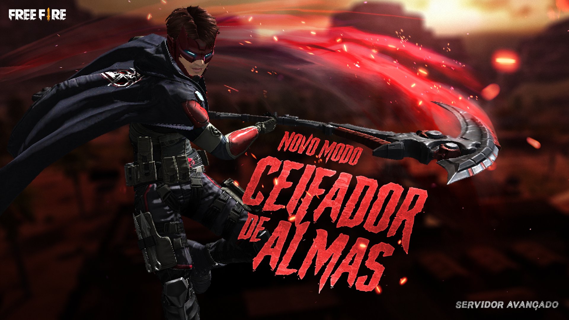 Garena Free Fire Brasil on X: Já se inscreveu no Servidor Avançado? Lá  você pode testar o novo modo Ceifador de Almas! Colete as almas dos seus  oponentes. ☠️ Vence quem abater