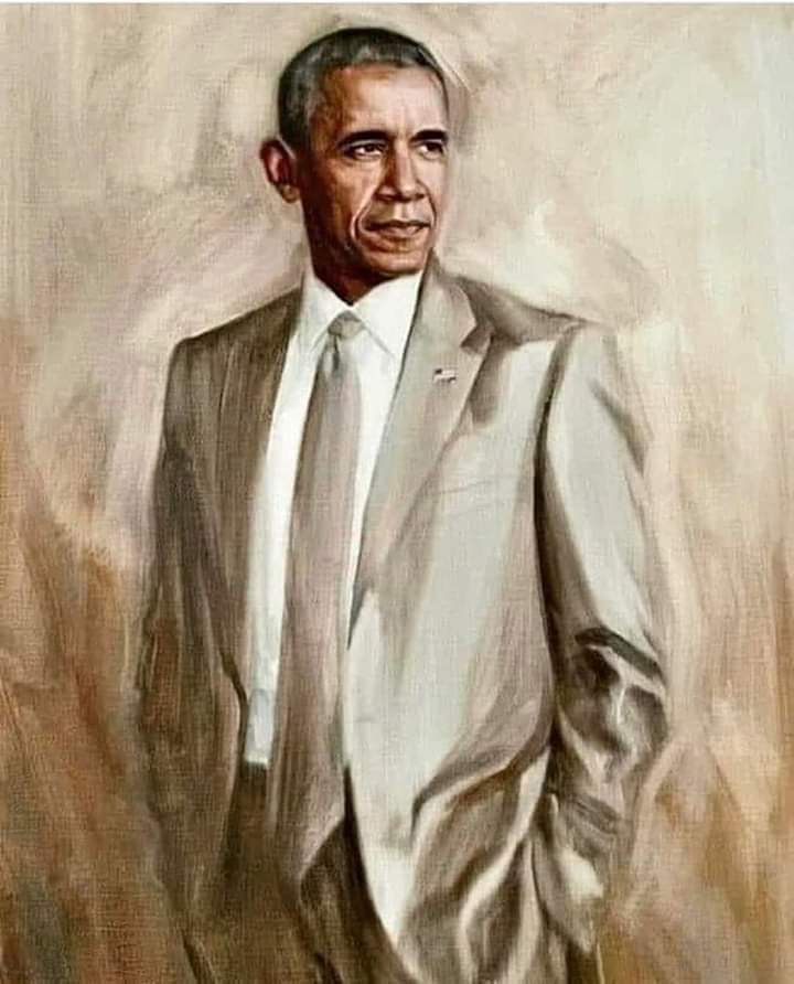 The jackass won't but I will... I'm proudly posting the portrait Barack Obama on my wall.❤🇺🇸 #obamaportrait